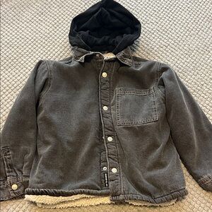 Zara Kids Jean Jacket with Removable Hood